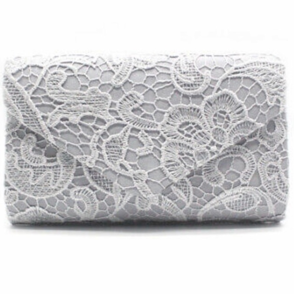 Silver Envelope Clutch, Formal Silver Clutch NWT